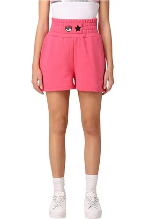 Chiara Ferragni Dames, Korte broeken, Roze, Maat: XS Katoen