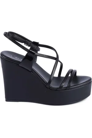 Calvin Klein Dames, Schoenen, Zwart, Maat: 40 EU Leer
