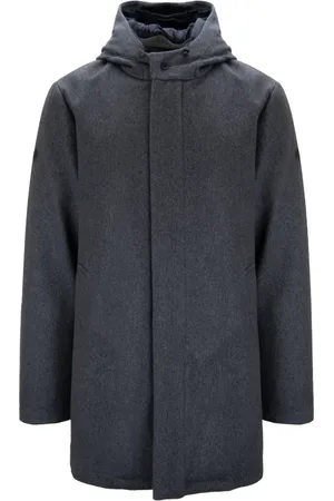 PEOPLE OF SHIBUYA Heren, Jassen, Grijs, Maat: 2XL Wol