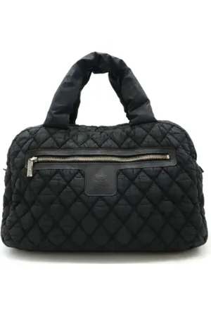 CHANEL Dames, Pre-owned, Zwart, Maat: ONE Size Leer