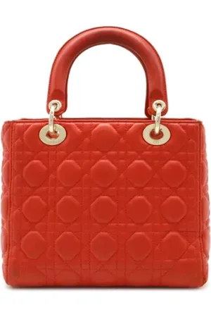 Dior Dames, Pre-owned, Rood, Maat: ONE Size Leer