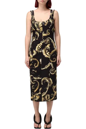 VERSACE Dames, Jurken, Zwart, Maat: XS