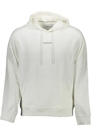Calvin Klein Heren, Sweatshirts & Hoodies, Wit, Maat: XL Katoen