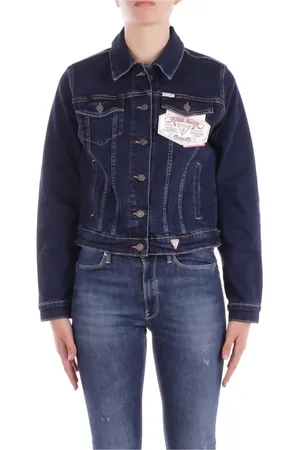 Guess Dames, Jassen, Zwart, Maat: M Katoen
