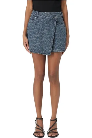 Armani Exchange Dames, Korte broeken, Blauw, Maat: M Denim
