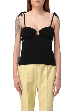 Nanushka Dames, Tops, Zwart, Maat: S Viscose