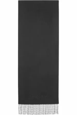 Saint Laurent Heren, Accessoires, Zwart, Maat: ONE Size Kasjmier