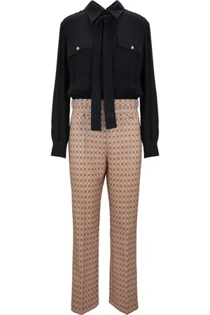 Elisabetta Franchi Dames, Jumpsuits & Playsuits, Veelkleurig, Maat: XL Viscose