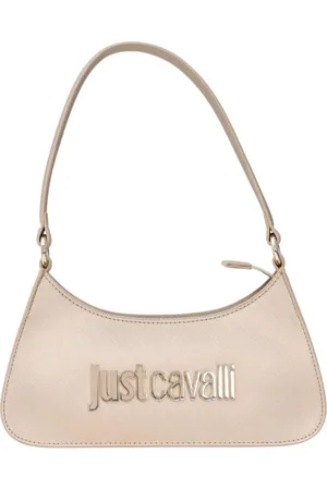 Roberto Cavalli Dames, Tassen, Geel, Maat: ONE Size Leer