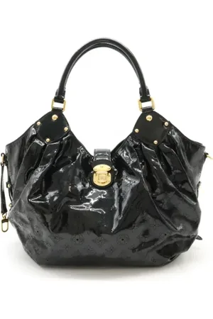 LOUIS VUITTON Dames, Pre-owned, Zwart, Maat: ONE Size Leer