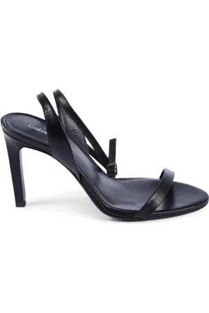 Calvin Klein Dames, Schoenen, Zwart, Maat: 37 EU Leer