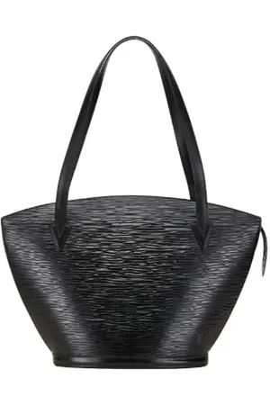 LOUIS VUITTON Dames, Pre-owned, Zwart, Maat: ONE Size Leer