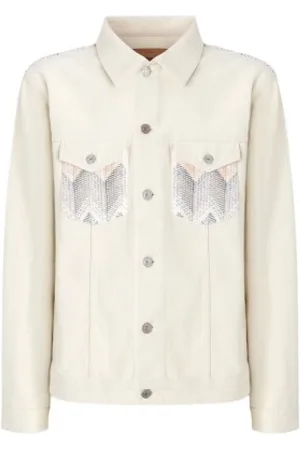 Missoni Heren, Jassen, Wit, Maat: L Denim