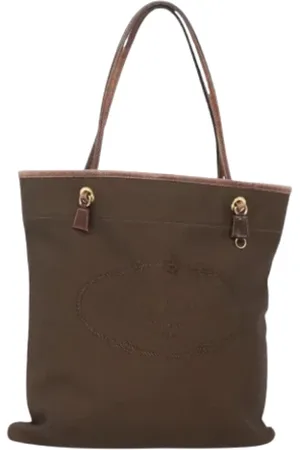 Prada Dames, Pre-owned, Bruin, Maat: ONE Size Leer