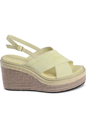 Calvin Klein Dames, Schoenen, Geel, Maat: 40 EU Poliester