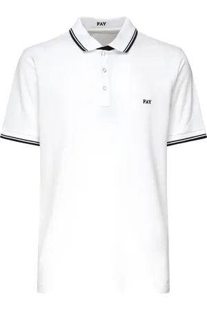 FAY Heren, Tops, Wit, Maat: M Katoen