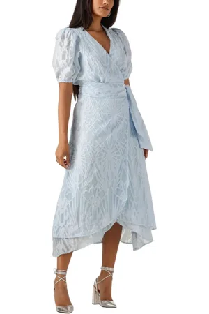 FREEBIRD Dames, Jurken, Blauw, Maat: M Denim