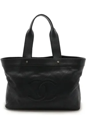 CHANEL Dames, Pre-owned, Zwart, Maat: ONE Size Leer