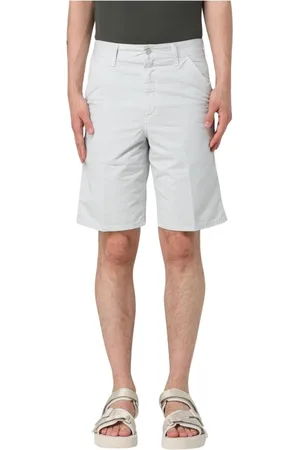 Carhartt Heren, Korte broeken, Grijs, Maat: W30 Katoen