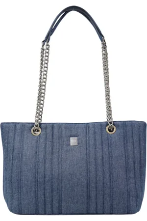 Replay Dames, Tassen, Blauw, Maat: ONE Size Katoen