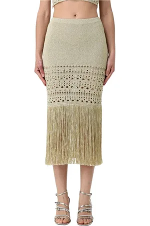 SIMONA CORSELLINI Dames, Rokken, Geel, Maat: XS