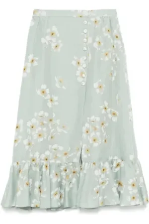 VALENTINO Dames, Rokken, Groen, Maat: XS Zijde