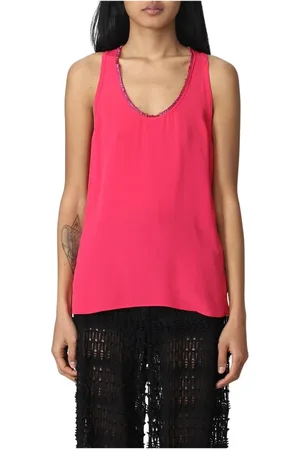 GENNY Dames, Tops, Roze, Maat: XL Zijde