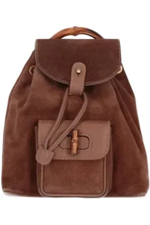 Gucci Dames, Pre-owned, Bruin, Maat: ONE Size Leer