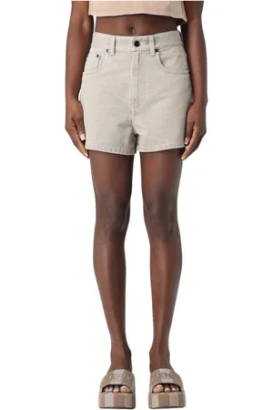 Fendi Dames, Korte broeken, , Maat: 3XS Leer