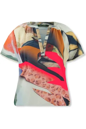 Lizzy & Coco Dames, Blouses & Shirts, Veelkleurig, Maat: 2XL