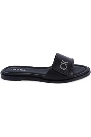 Calvin Klein Dames, Schoenen, Zwart, Maat: 39 EU Leer