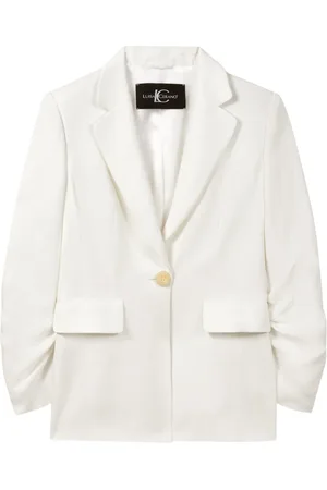 Luisa Cerano Dames, Jassen, Wit, Maat: L Gabardine