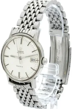 Omega Heren, Pre-owned, Grijs, Maat: ONE Size