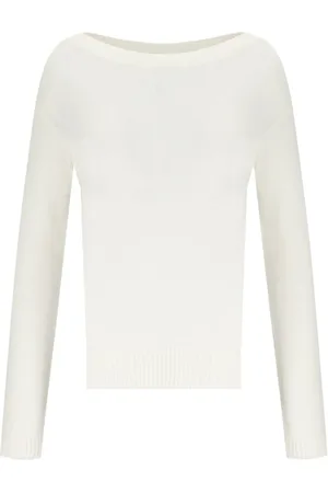 Max Mara Dames, Truien, Wit, Maat: M Katoen