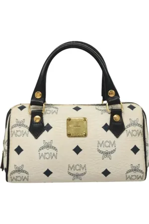 MCM Dames, Pre-owned, Wit, Maat: ONE Size Leer