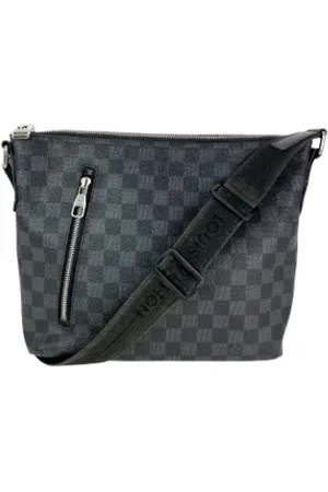 LOUIS VUITTON Heren, Pre-owned, Zwart, Maat: ONE Size Tweed