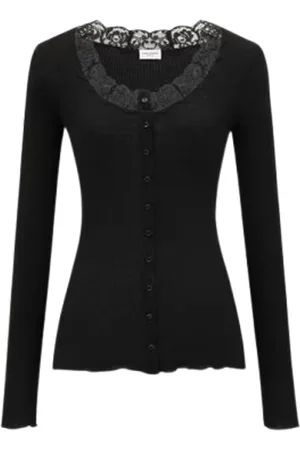 Saint Laurent Dames, Truien, Zwart, Maat: L