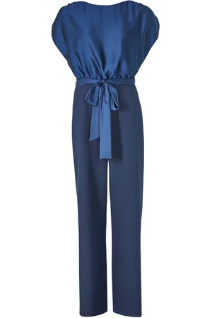 Swing Dames, Jumpsuits & Playsuits, Blauw, Maat: XL Poliester