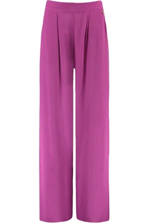 Harper & Yve Dames, Broeken, Paars, Maat: XS Viscose