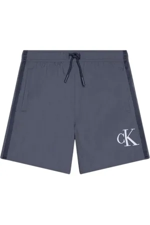 Calvin Klein Heren, Badkleding, Grijs, Maat: S