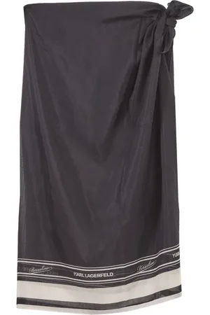 Karl Lagerfeld Dames, Badkleding, Zwart, Maat: ONE Size Katoen
