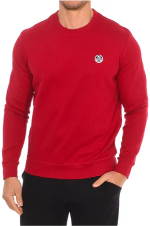 North Sails Heren, Sweatshirts & Hoodies, Rood, Maat: S Katoen