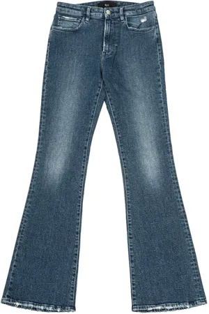 3x1 Dames, Jeans, Blauw, Maat: W26 Katoen
