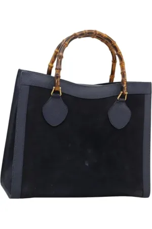 Gucci Dames, Pre-owned, Blauw, Maat: ONE Size Suède