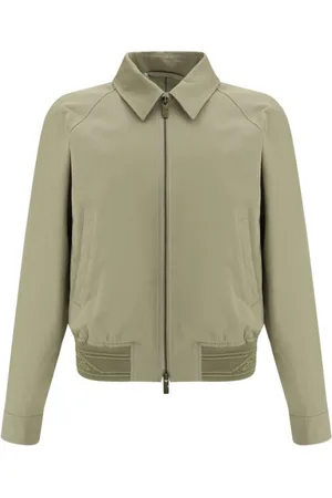 Burberry Heren, Jassen, Groen, Maat: M Katoen
