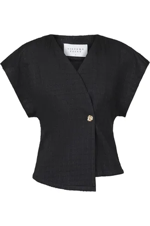SisterS point Dames, Blouses & Shirts, Zwart, Maat: S