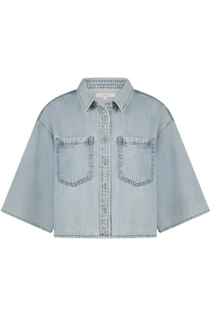 Circle Of Trust Dames, Blouses & Shirts, Blauw, Maat: L Denim