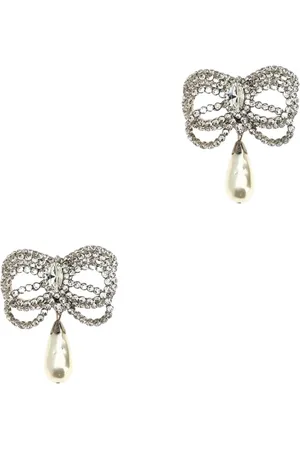 Alessandra Rich Dames, Accessoires, Grijs, Maat: ONE Size Leer