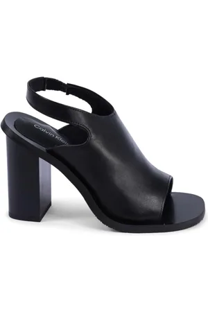 Calvin Klein Dames, Schoenen, Zwart, Maat: 38 EU Leer