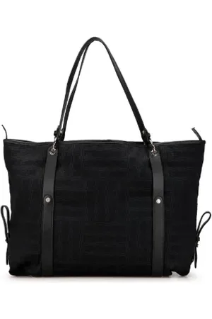 Salvatore Ferragamo Dames, Pre-owned, Zwart, Maat: ONE Size Leer